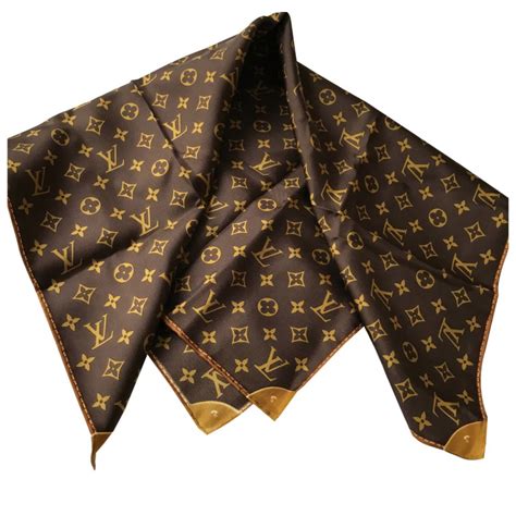 lv scarf women's brown|louis vuitton scarves and shawls.